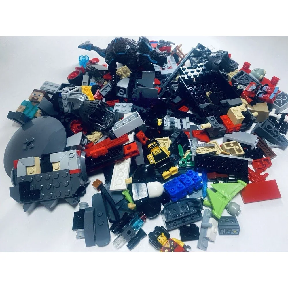 Toy Lot LEGO Kre-o Minifigures Torsos Heads Weapon Steelers Audi Transformers - Picture 2 of 12